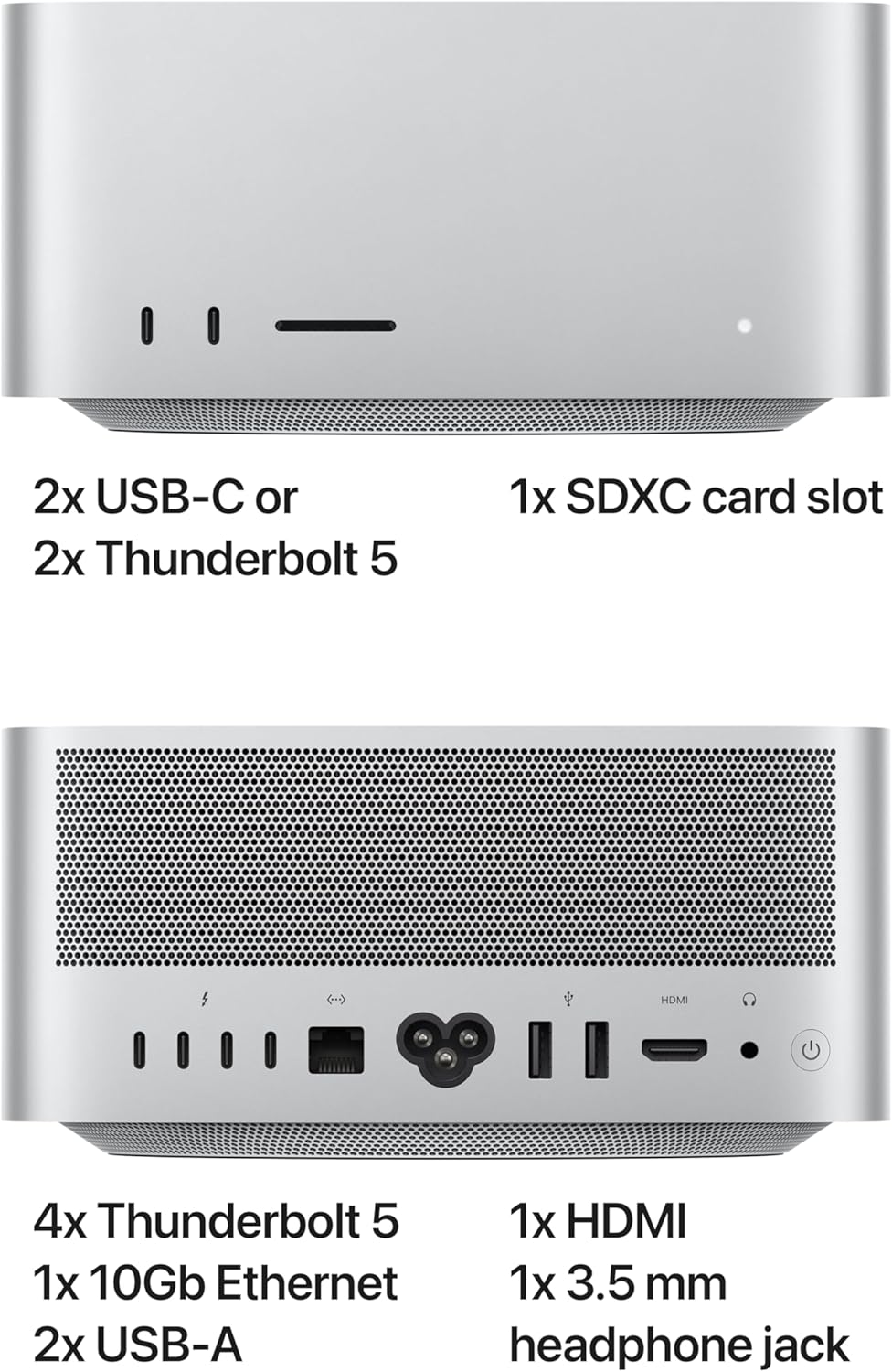 Apple Mac Studio, M3 Ultra 28-Core CPU / 60-Core GPU, 256GB Unified Memory, 2TB SSD